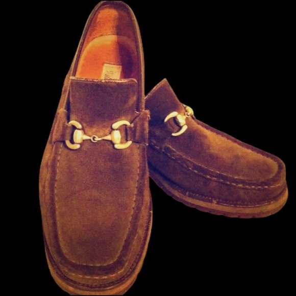 Horse Bit Shoes Wilkes Bashford Barrett Suede - Picture 1 of 9